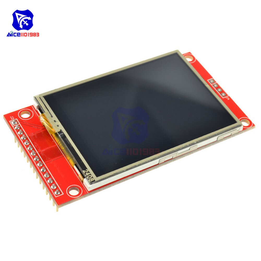2.4 인치 SPI TFT LCD 스크린 모듈 240x320 터치 패널 직렬 포트 모듈, PBC ILI9341 3.3V/5V Arduino 용